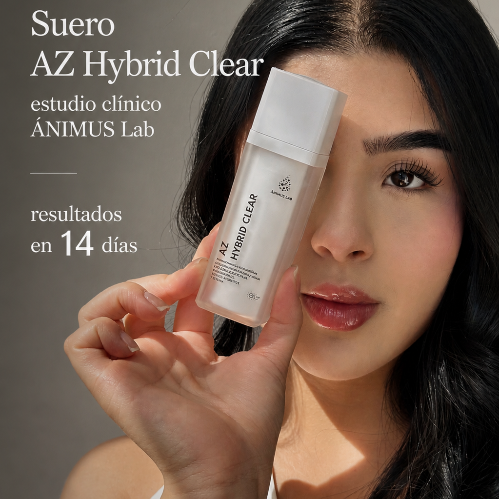 Suero AZ Hybrid Clear · estudio clínico ÁNIMUS Lab · resultados en 14 días