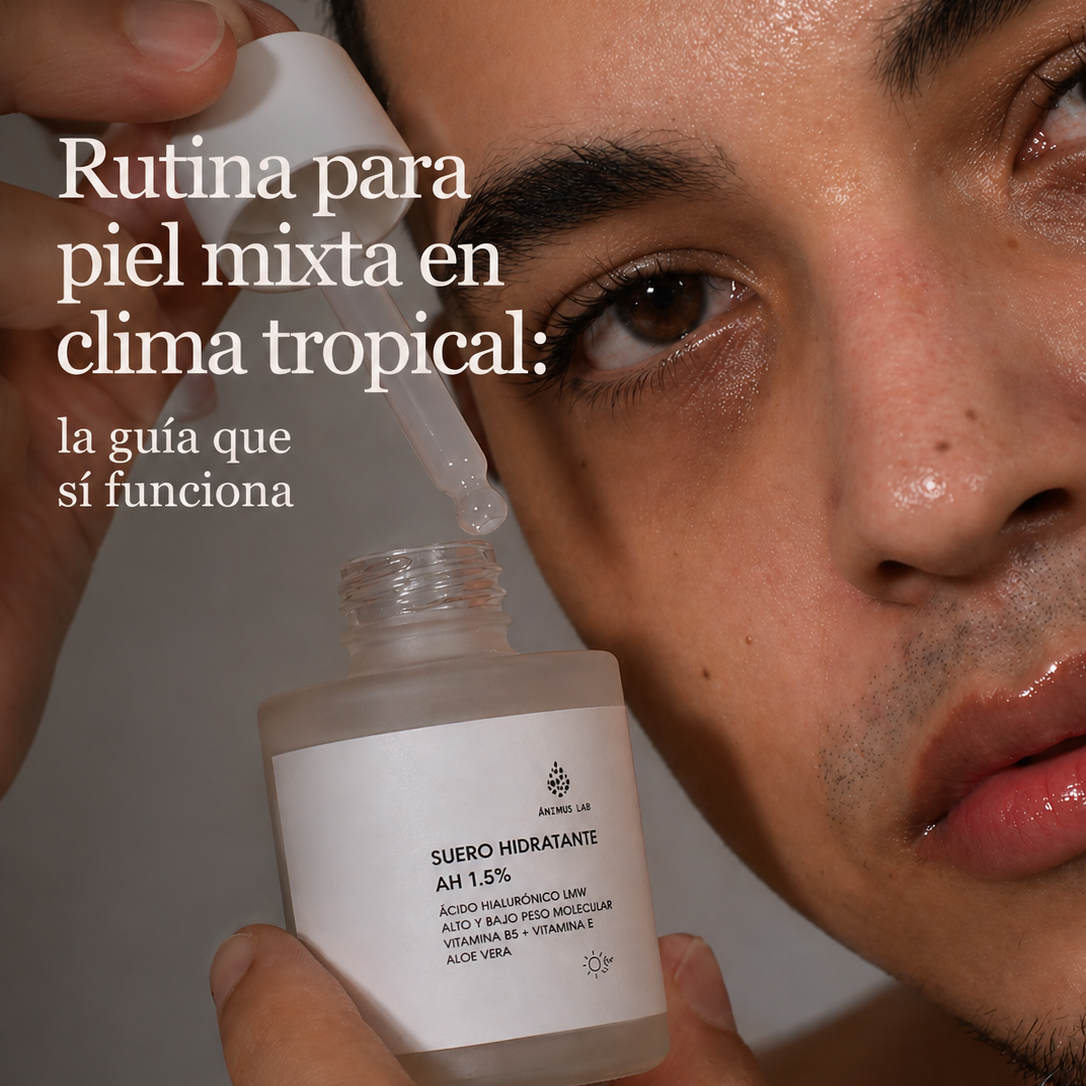 Rutina para piel mixta en clima tropical: la guía que sí funciona