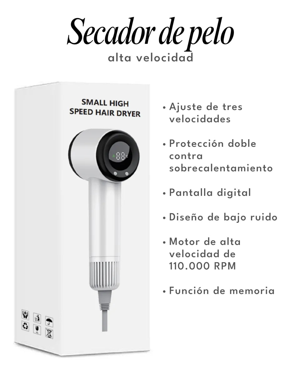 Secador High Speed Hair Dryer Blanco
