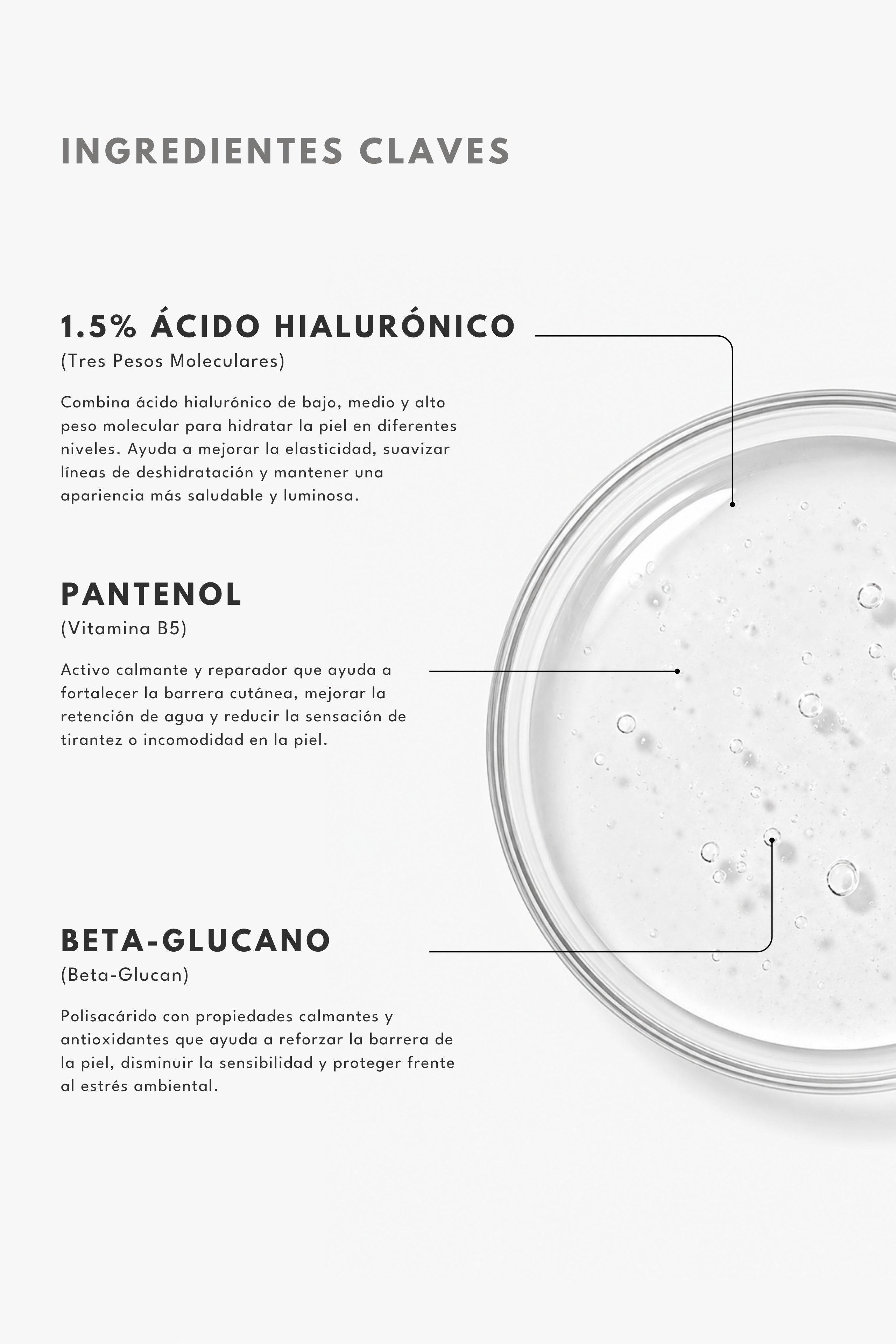 Suero Hidratante de Ácido Hialurónico 1.5%